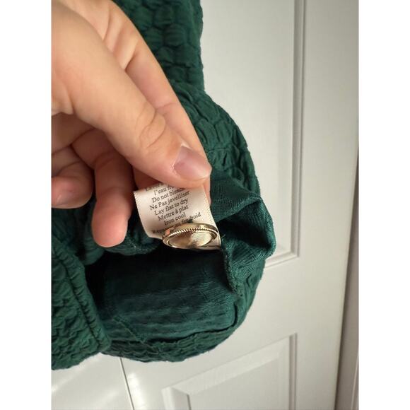 Antropologie Porridge green smocked button front blouse - Picture 3 of 3